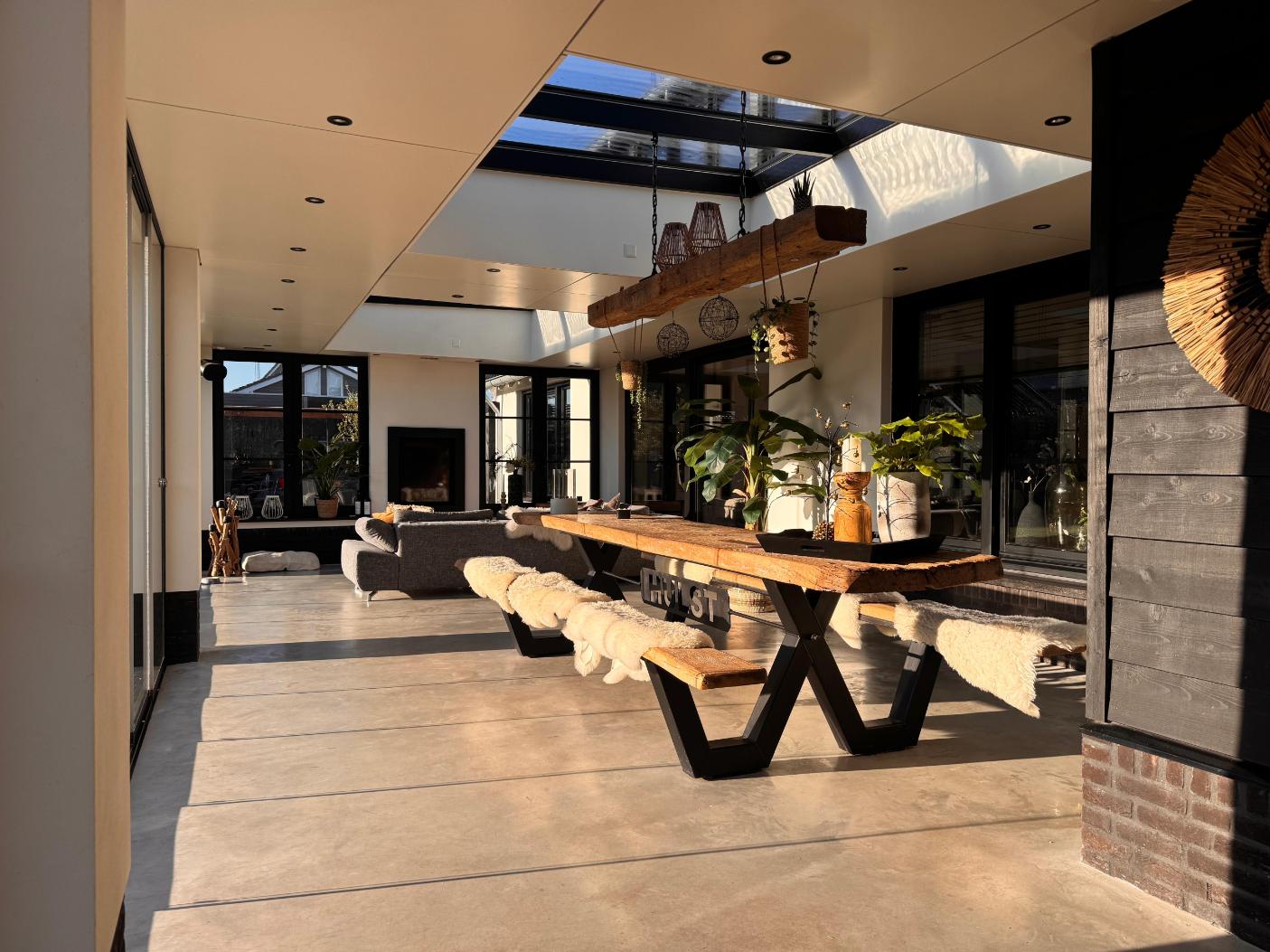 Overkapping gebouwd door Bouwbedrijf Hulst